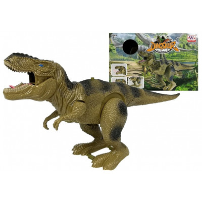 Dinosaurus na batérie Tyrannosaurus Rex zelený